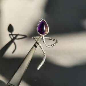 Anillo Serpiente Amatista