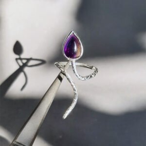 Anillo Serpiente Amatista